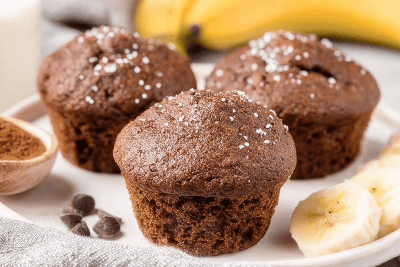 Delicious Chocolate Banana Muffins Recipe