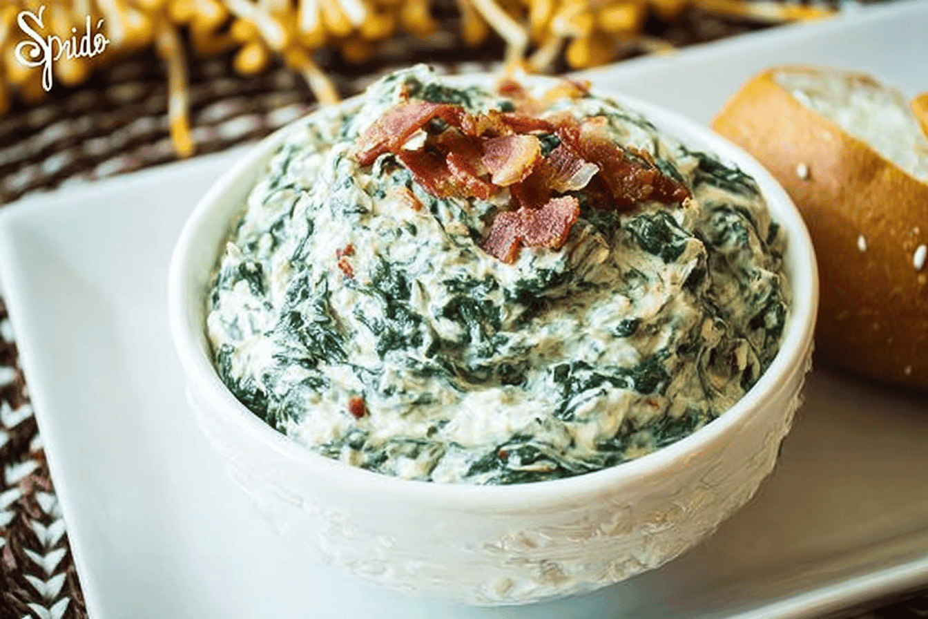 Delicious Spinach Dip with Bread Bowl Recipe