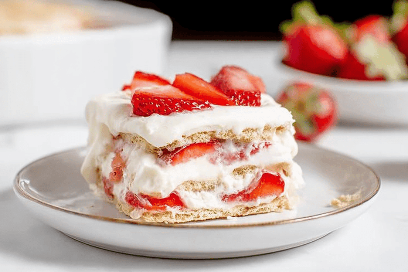 Delicious Strawberry Icebox Cake Recipe
