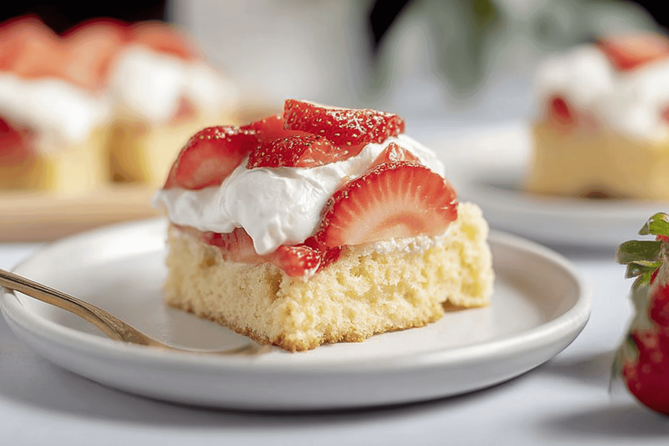 Delicious Strawberry Shortcake Bars Recipe