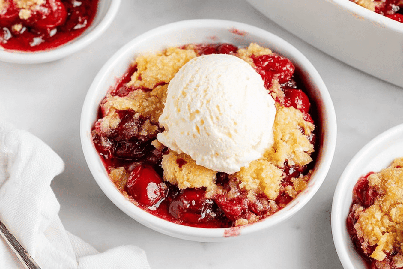 Easy Cherry Dump Cake Recipe