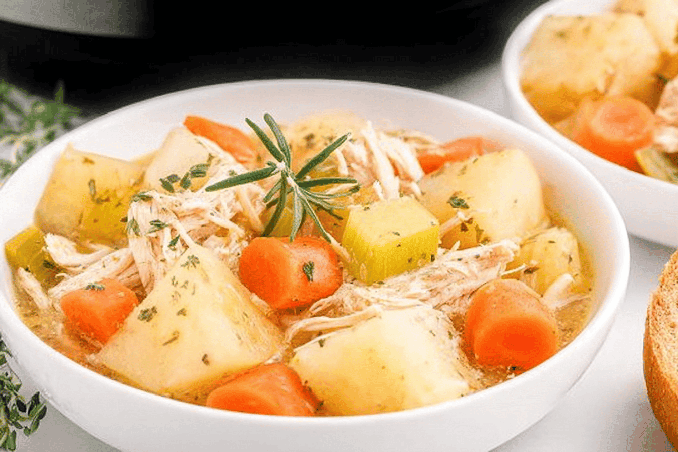 Easy Slow Cooker Chicken Stew Recipe