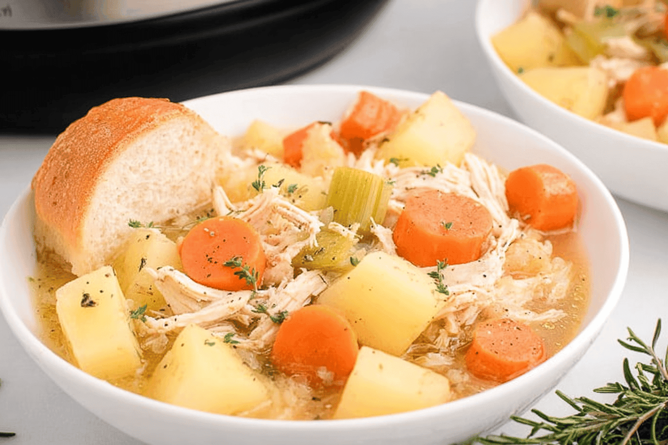 Easy Slow Cooker Chicken Stew Recipe