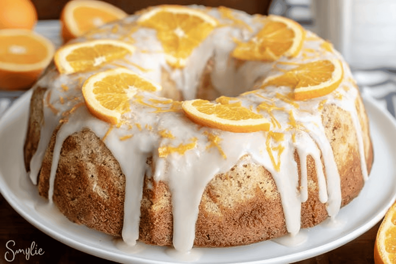 Glazed Orange Bundt Cake Recipe Delight