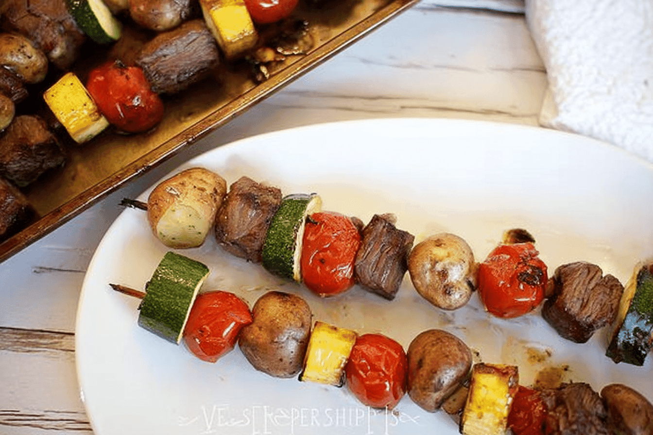 Grilled Beef and Veggie Kabobs Recipe
