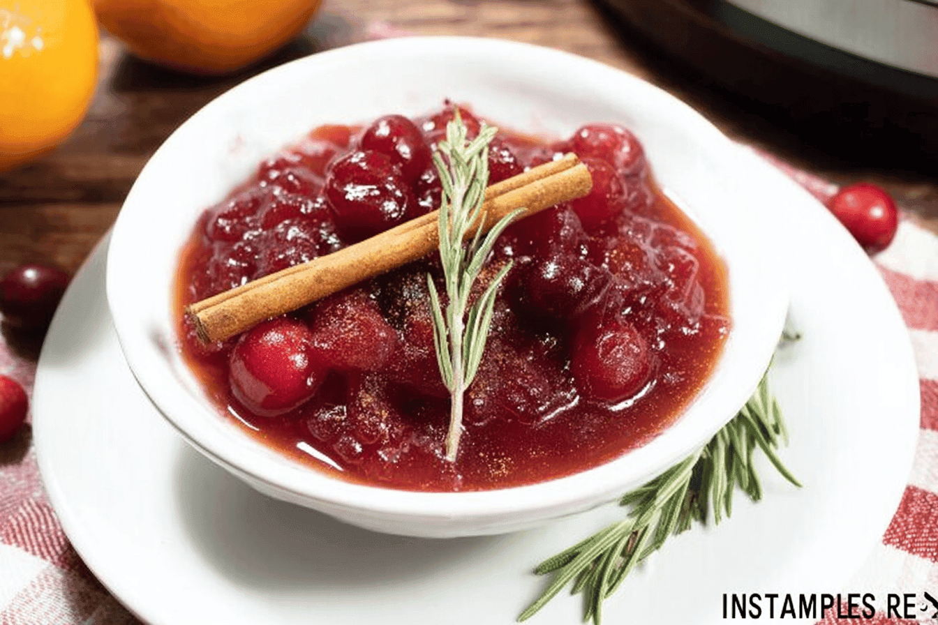 Instant Pot Cranberry Sauce Recipe Simple