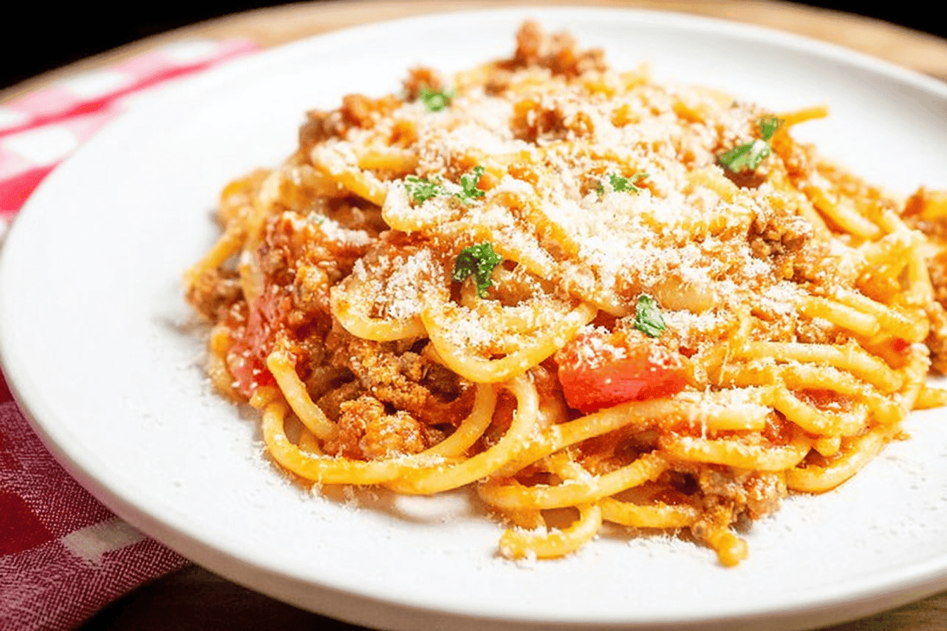 Instant Pot Spaghetti with Meat Sauce Recipe