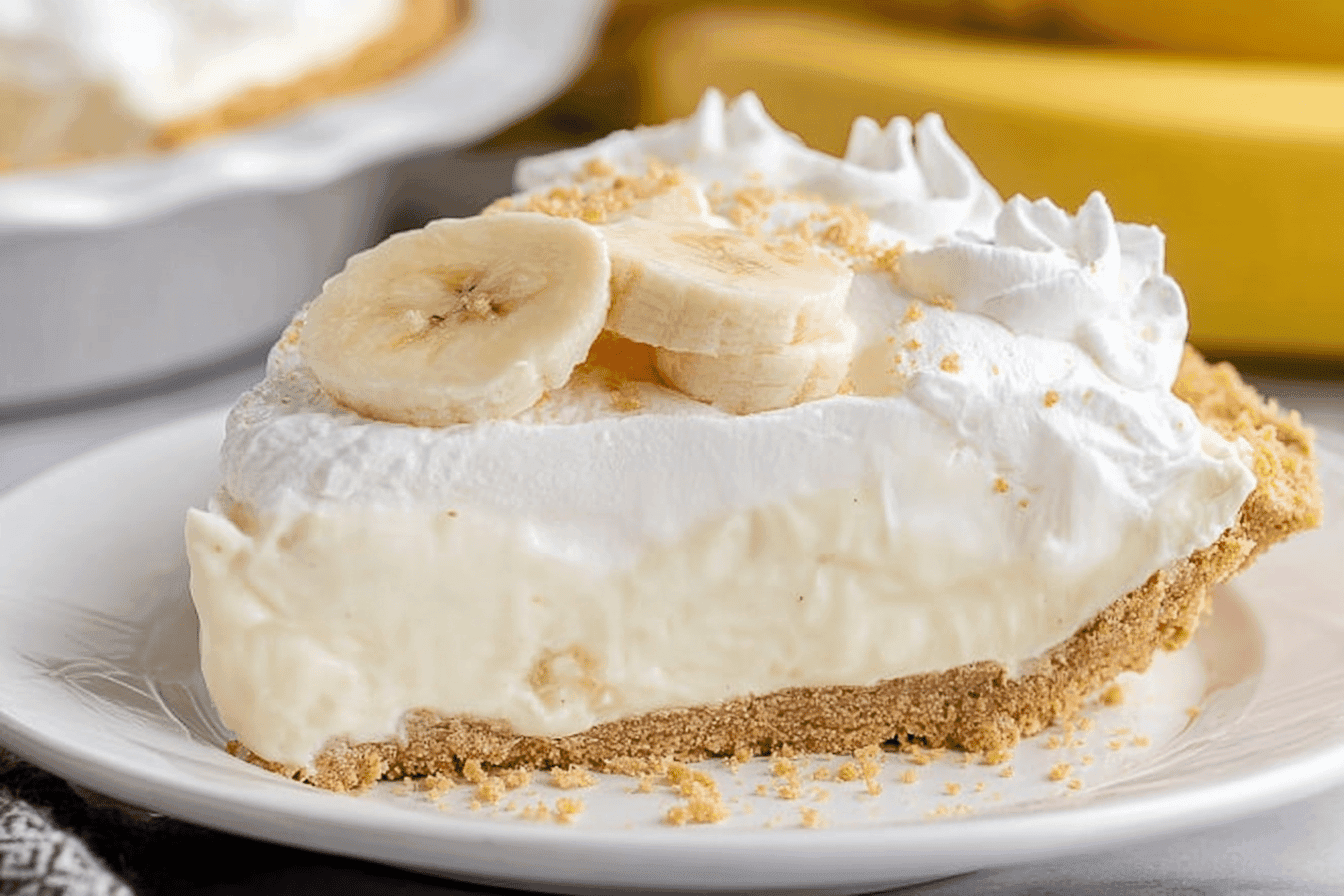 No-Bake Banana Cream Pie Recipe