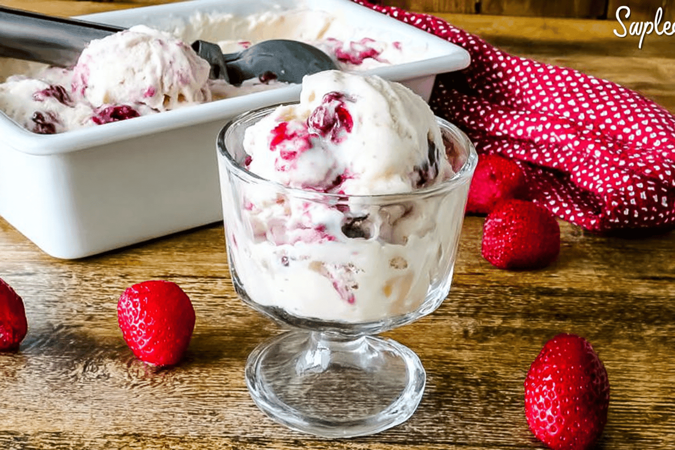 No-Churn Berry Pie Ice Cream Recipe