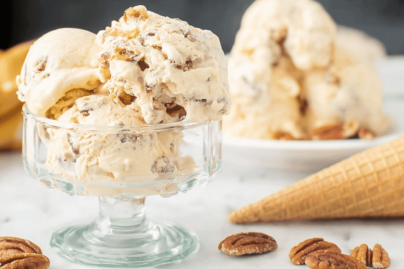 No-Churn Pecan Pie Ice Cream Recipe