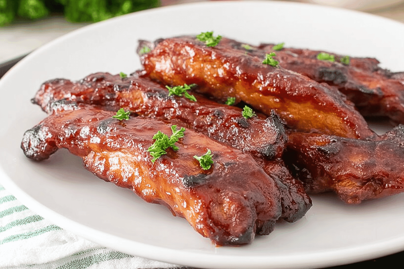Oven-Baked BBQ Boneless Pork Ribs Recipe