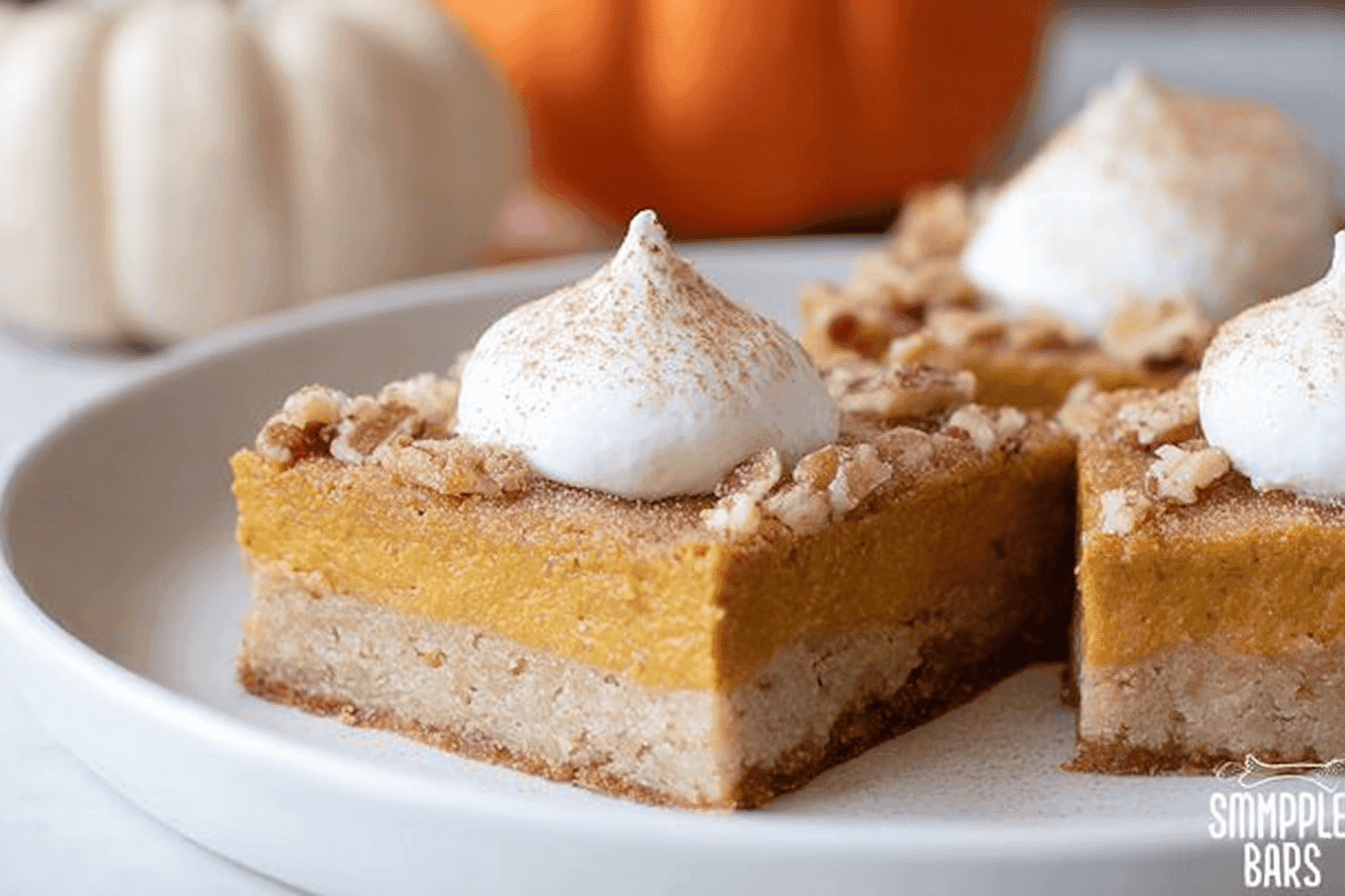 Pumpkin Gooey Butter Bars Recipe