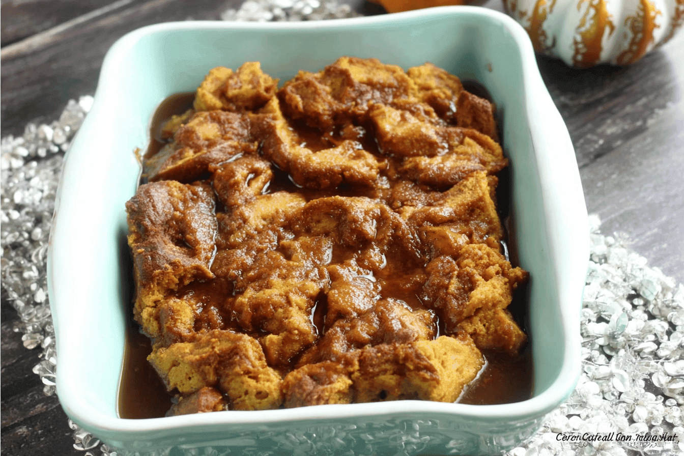 Pumpkin Maple Bread Pudding Delight