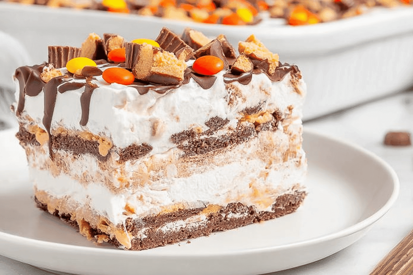 Reese's Ice Cream Sandwich Cake Recipe