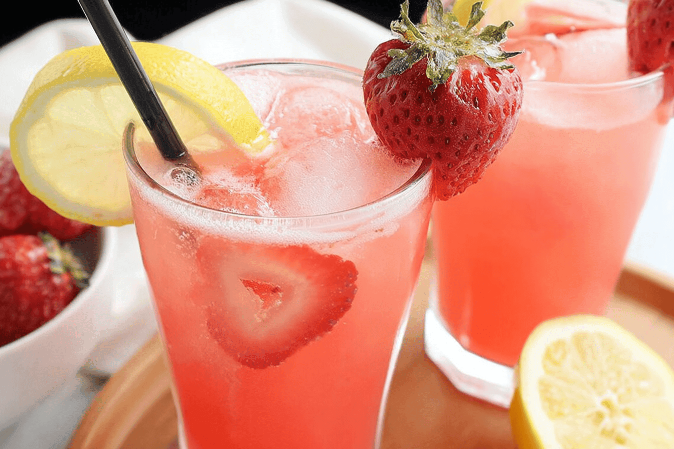 Refreshing Homemade Strawberry Lemonade Recipe