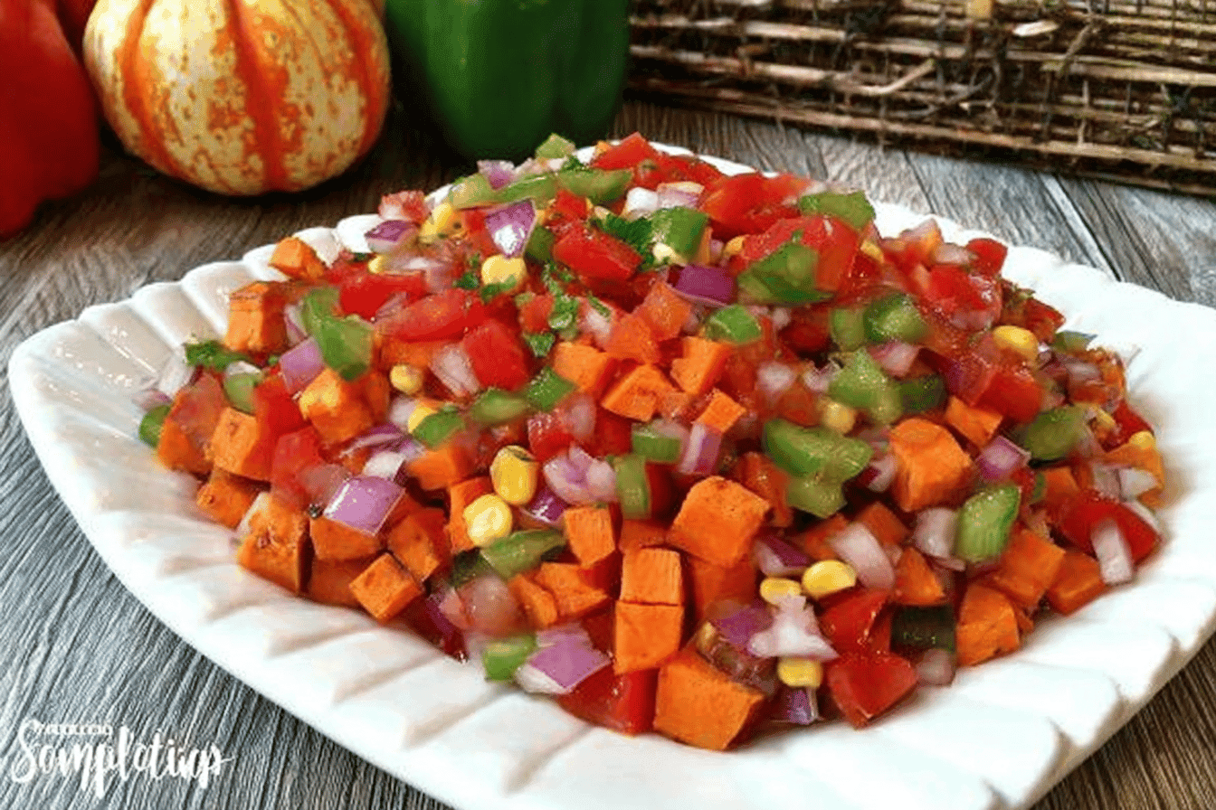 Roasted Sweet Potato Pico de Gallo Recipe