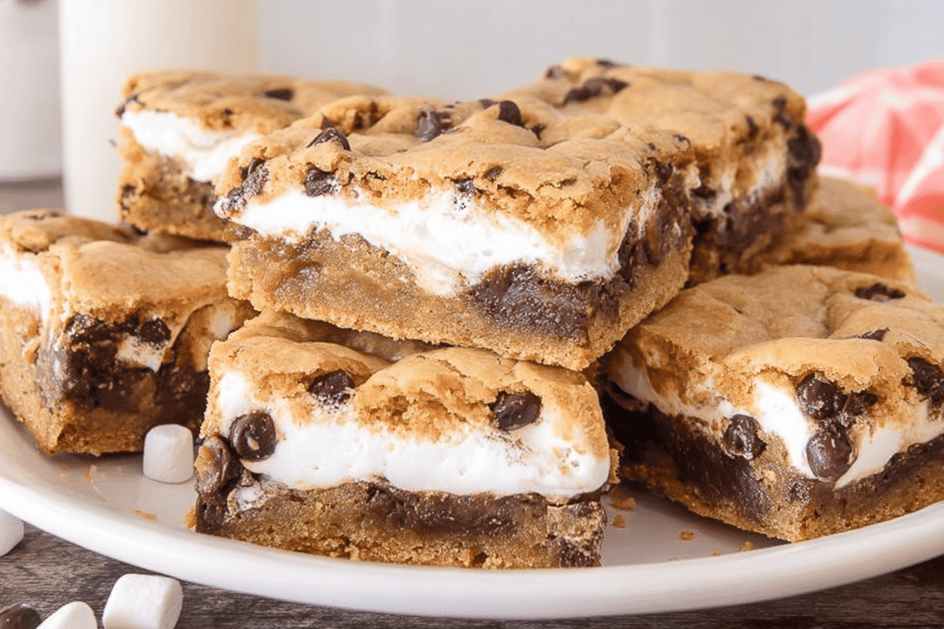 S'mores Cookie Bars Recipe for Sweet Treats