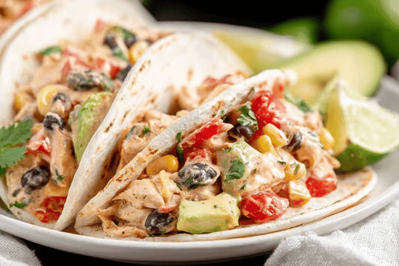 Southwest Chicken Salad Tacos Recipe