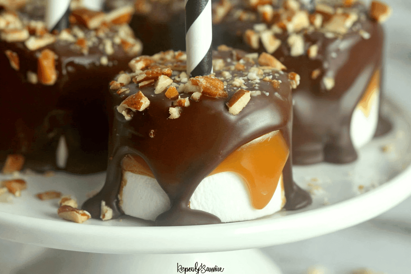 Turtle Dipped Marshmallows Recipe Delight