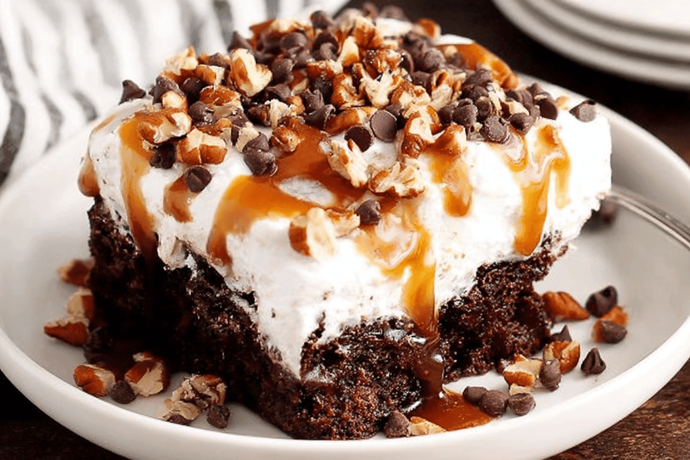 Turtle Poke Cake Recipe Delight