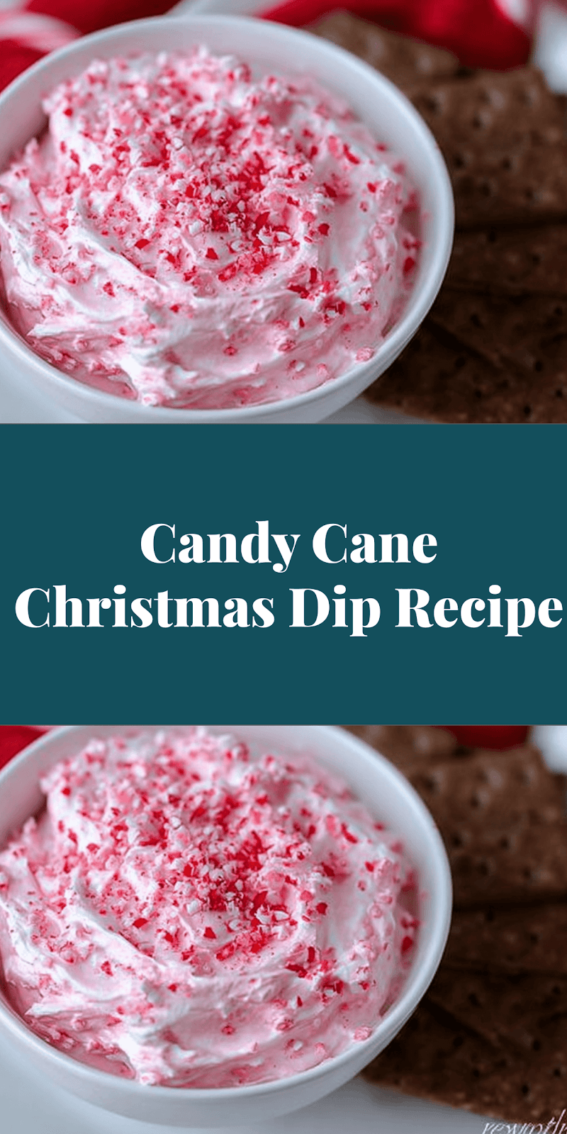 Candy Cane Christmas Dip Recipe