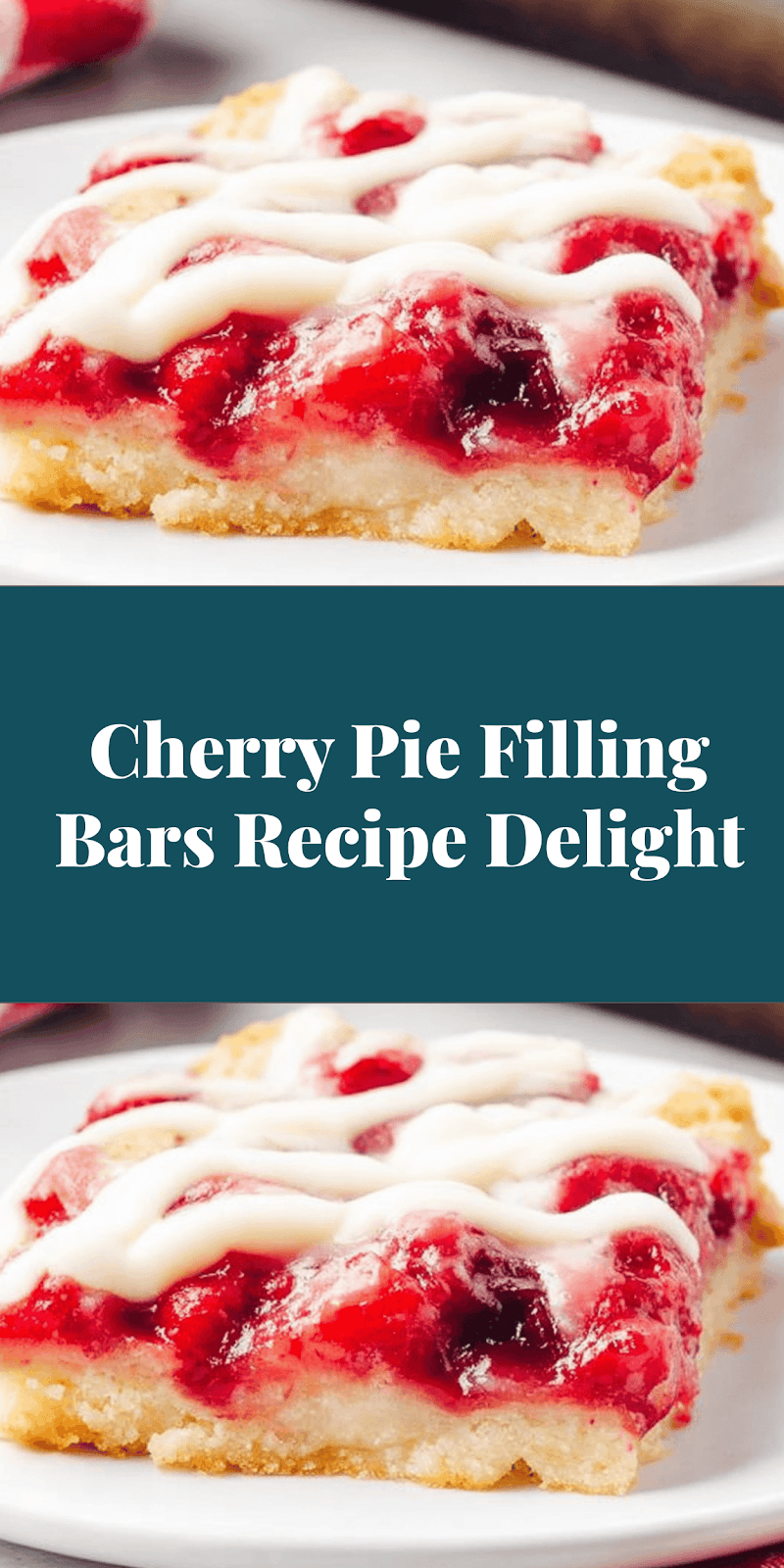 Cherry Pie Filling Bars Recipe Delight