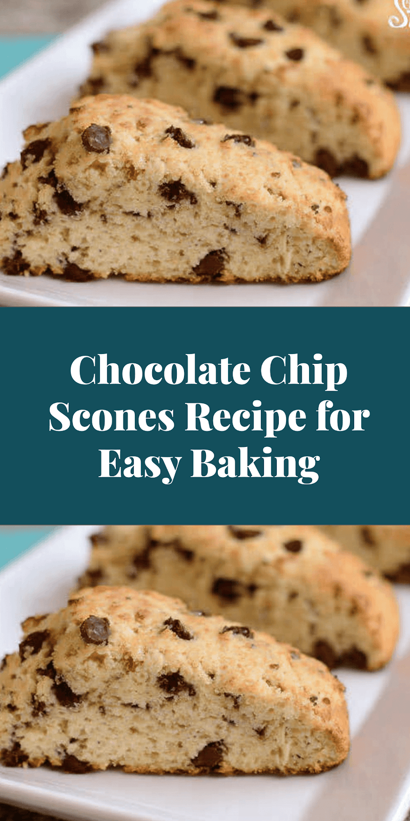 Chocolate Chip Scones Recipe for Easy Baking