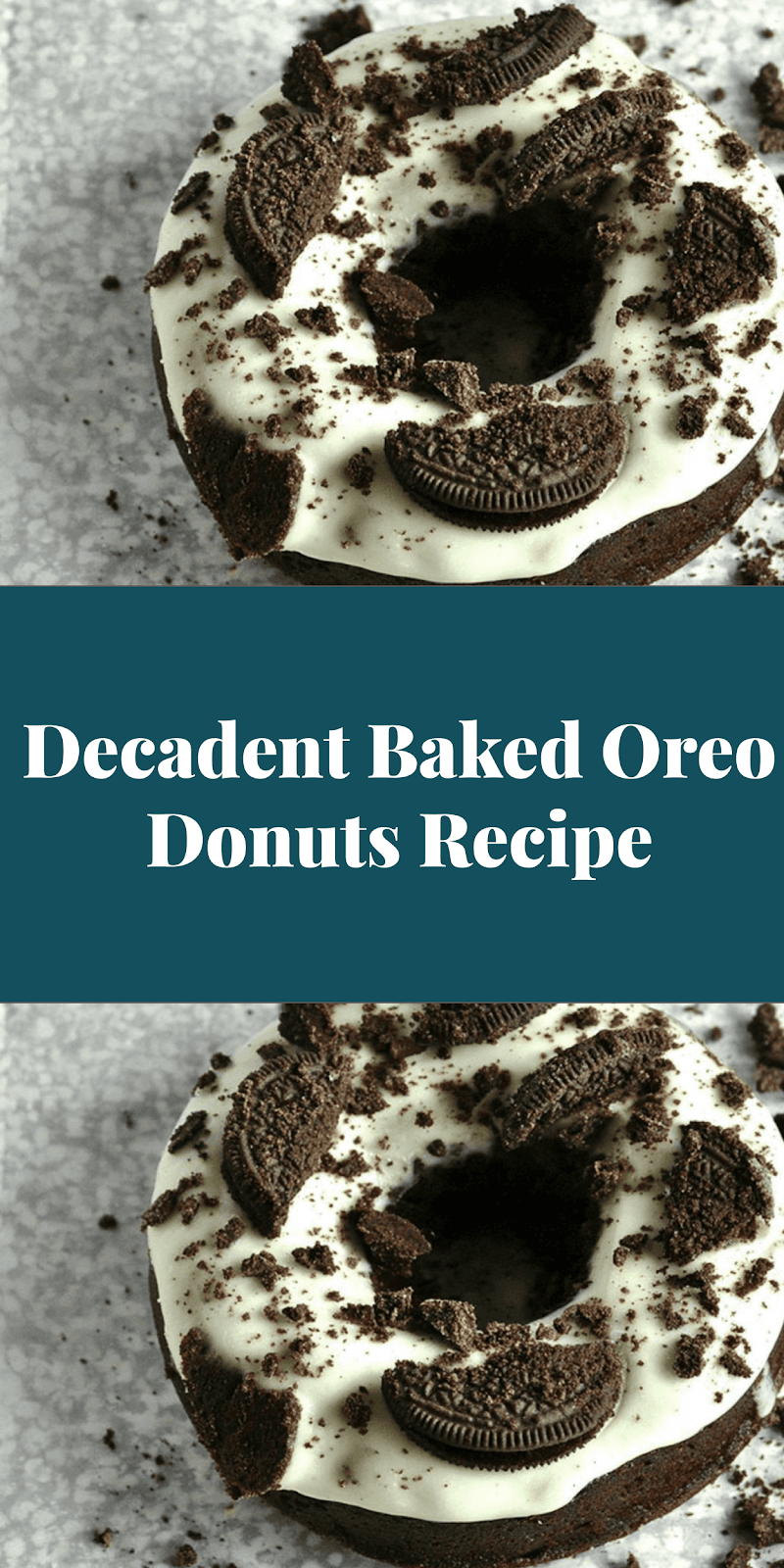 Decadent Baked Oreo Donuts Recipe