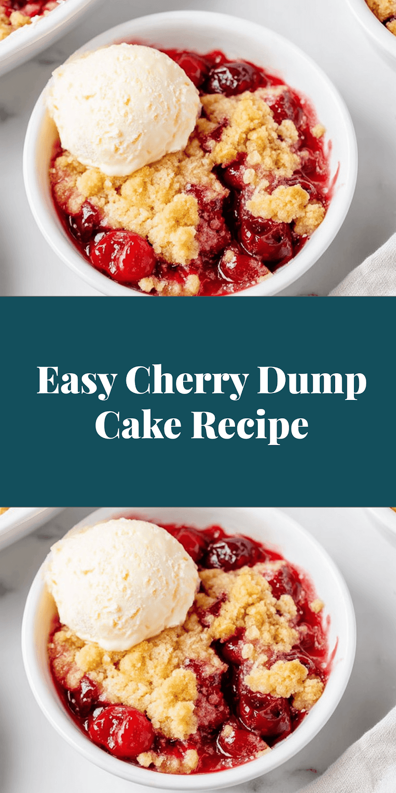 Easy Cherry Dump Cake Recipe