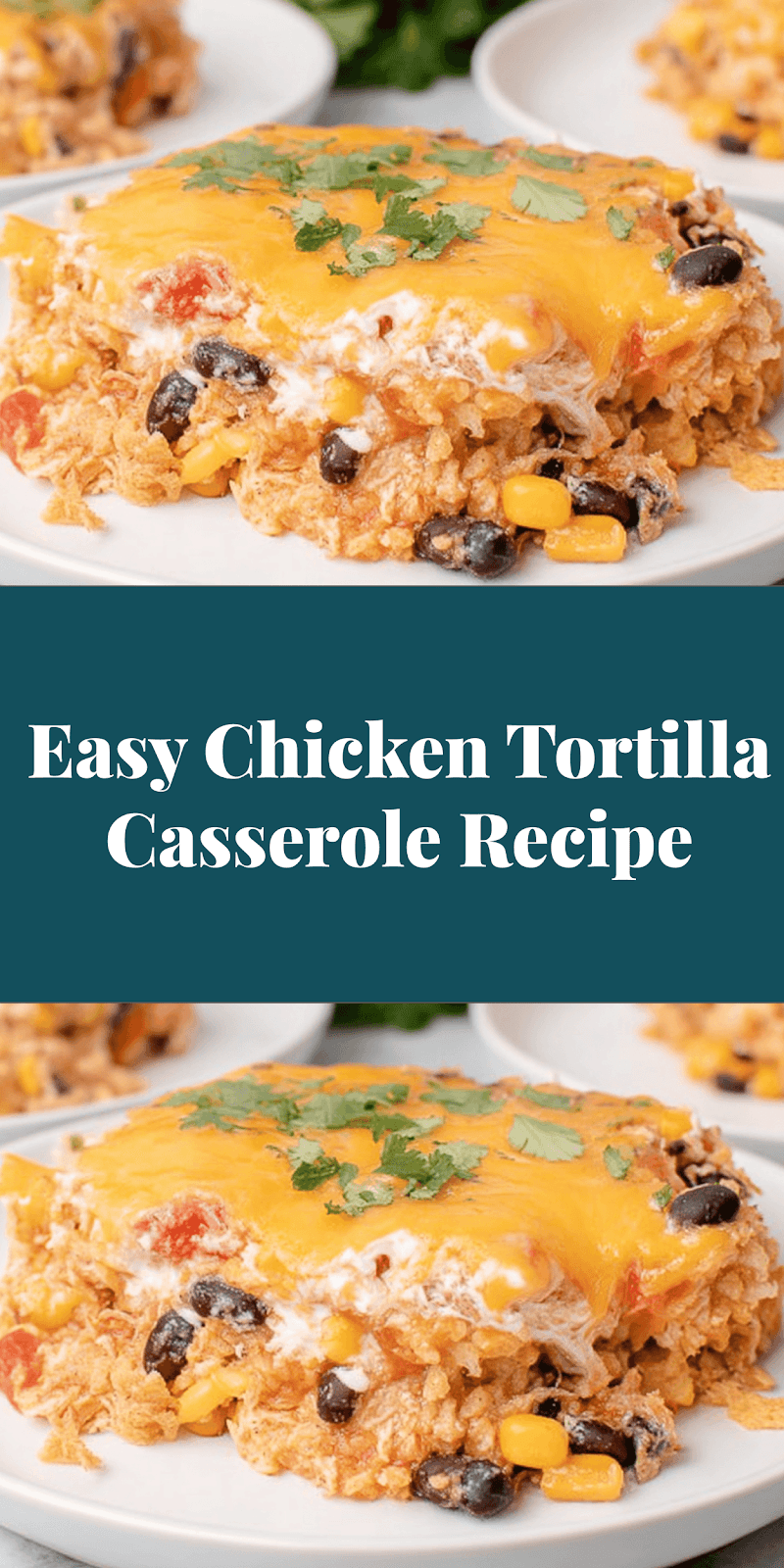 Easy Chicken Tortilla Casserole Recipe