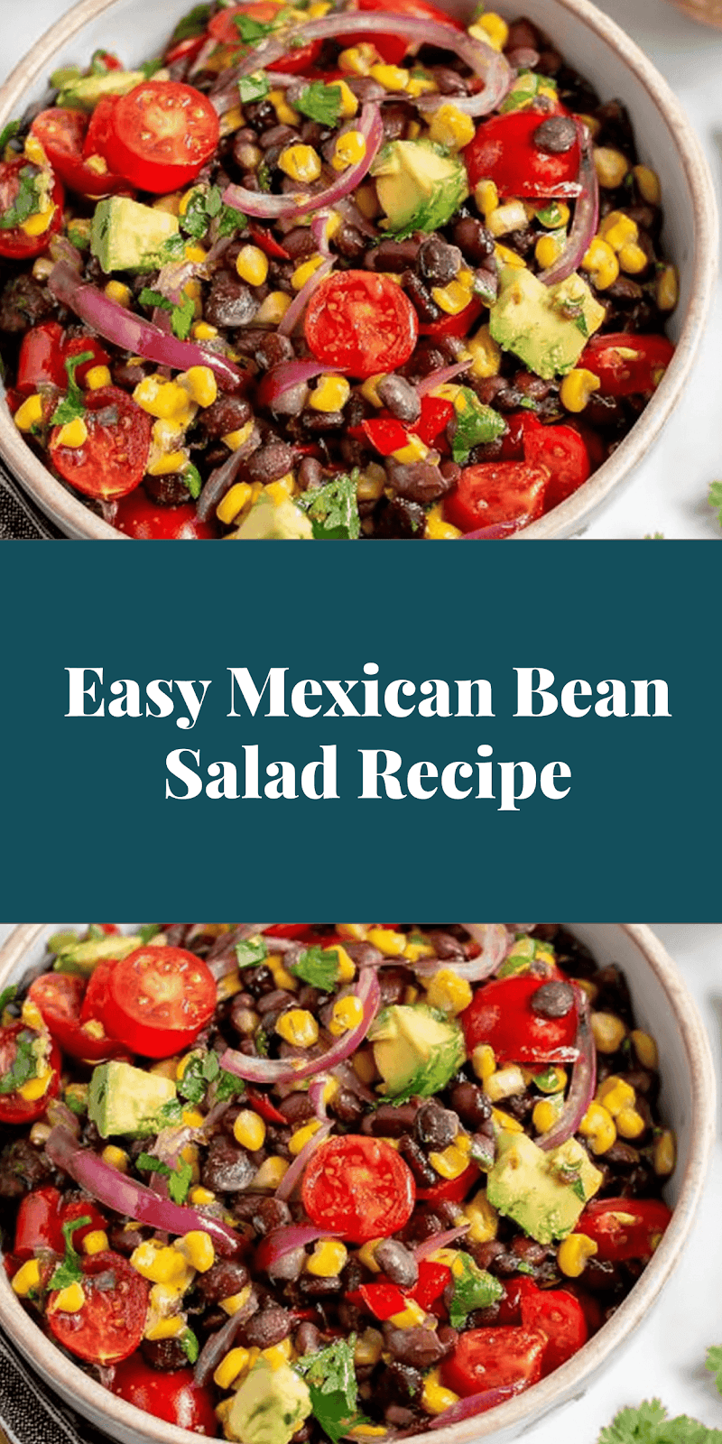 Easy Mexican Bean Salad Recipe
