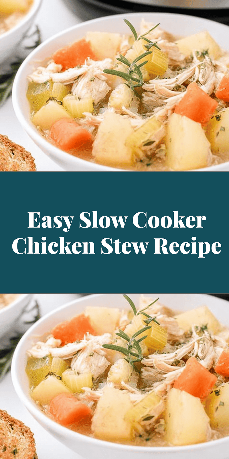 Easy Slow Cooker Chicken Stew Recipe