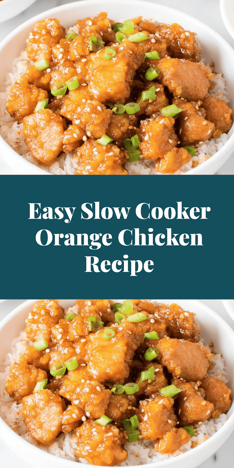 Easy Slow Cooker Orange Chicken Recipe