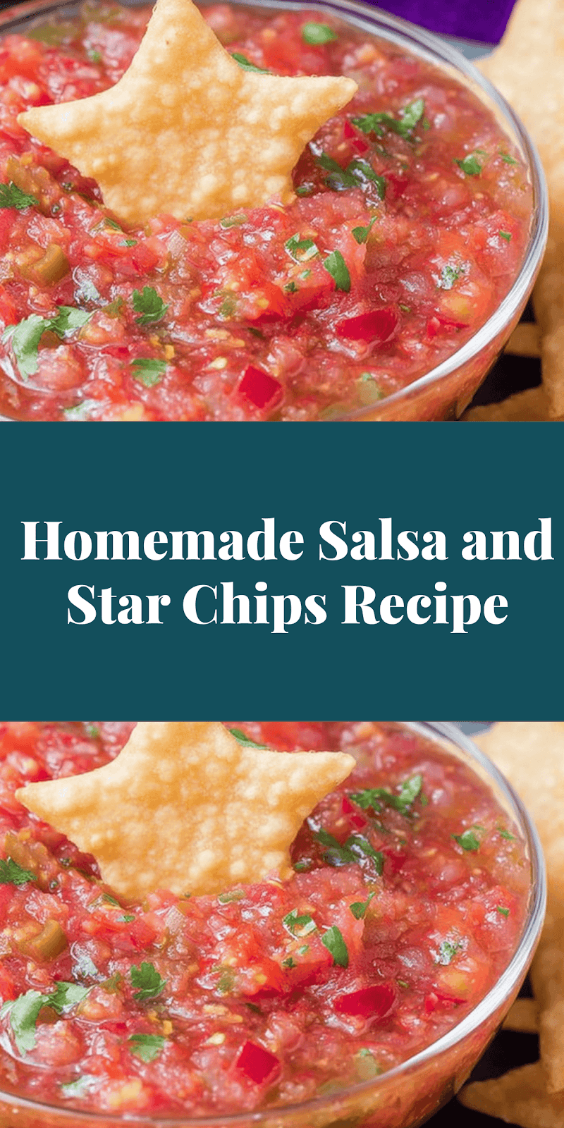 Homemade Salsa and Star Chips Recipe