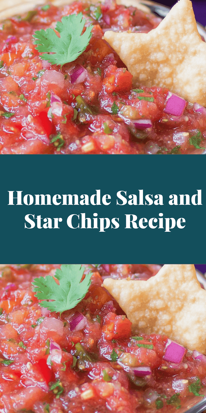 Homemade Salsa and Star Chips Recipe