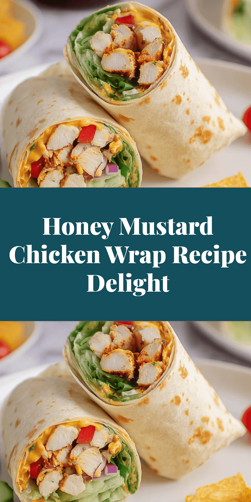 Honey Mustard Chicken Wrap Recipe Delight