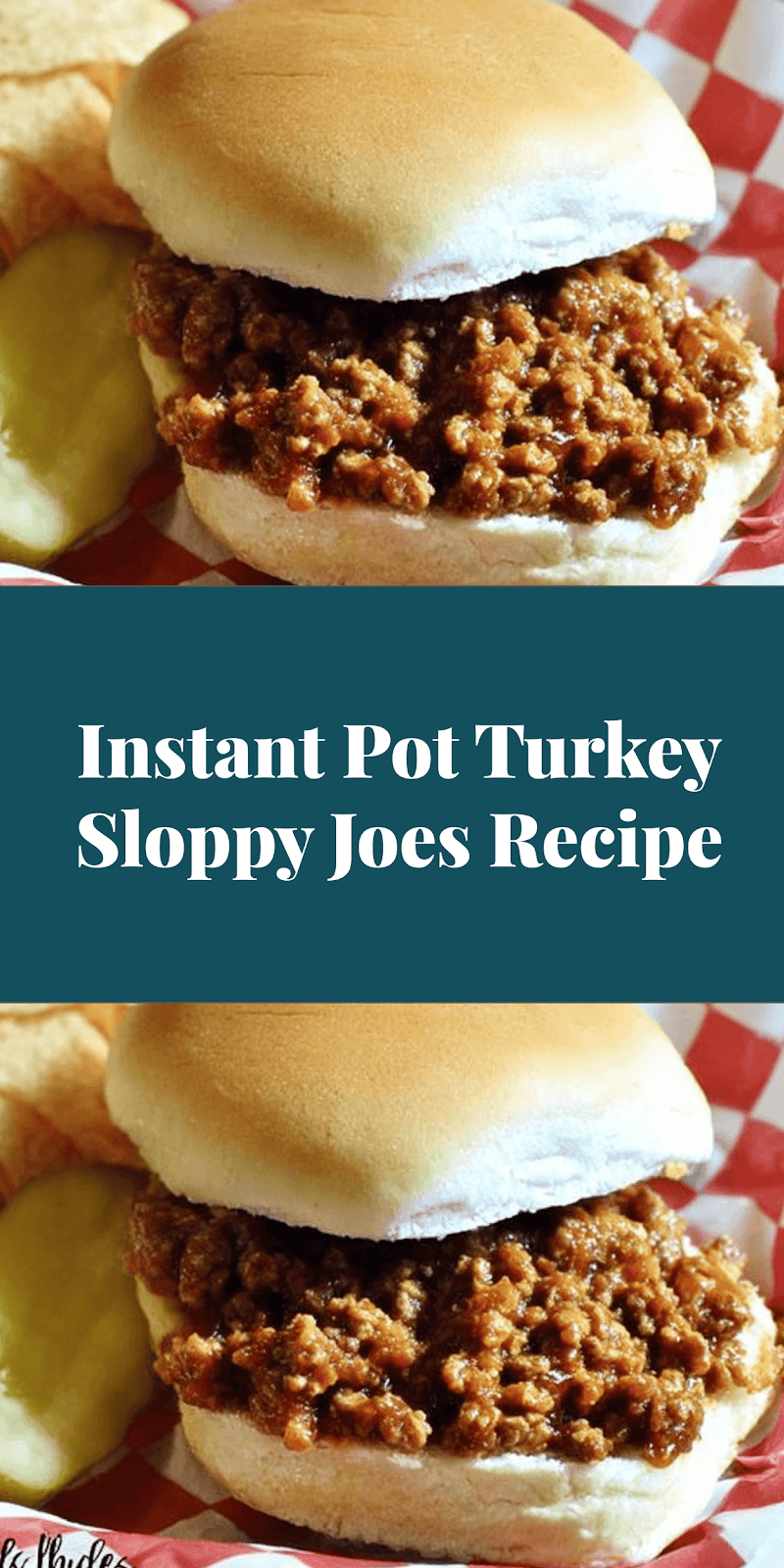 Instant Pot Turkey Sloppy Joes Recipe