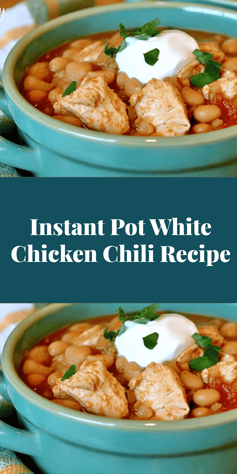 Instant Pot White Chicken Chili Recipe