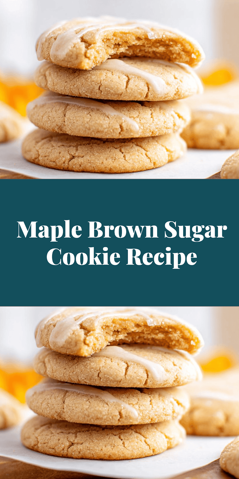 Maple Brown Sugar Cookie Recipe