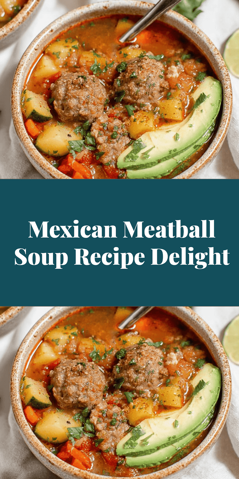 Mexican Meatball Soup Recipe Delight