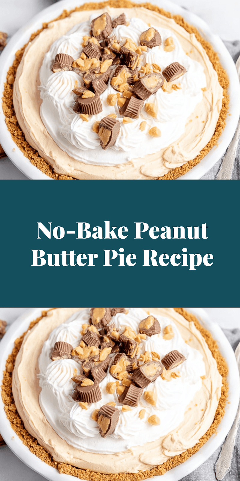 No-Bake Peanut Butter Pie Recipe