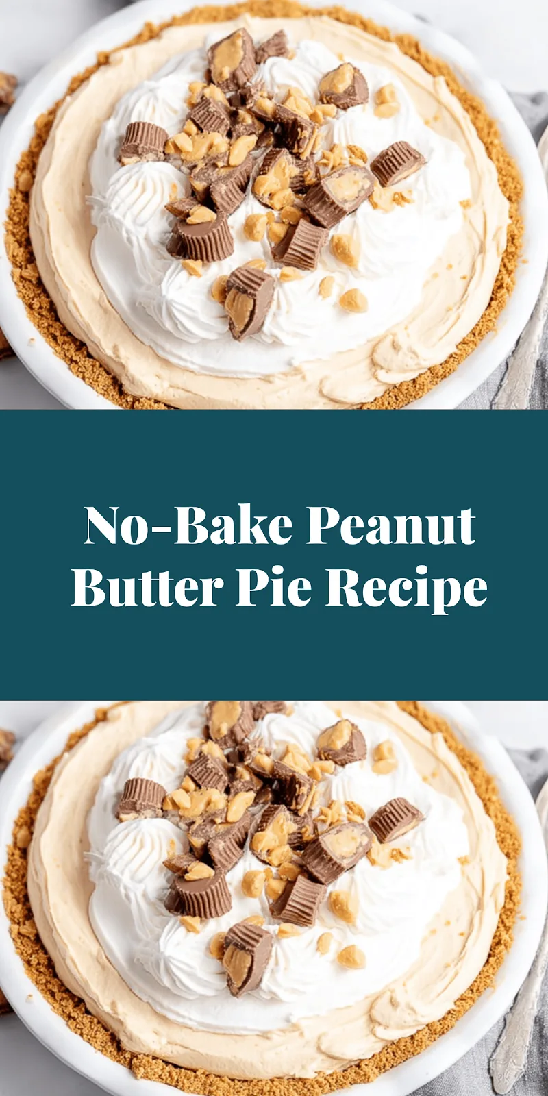 No-Bake Peanut Butter Pie Recipe