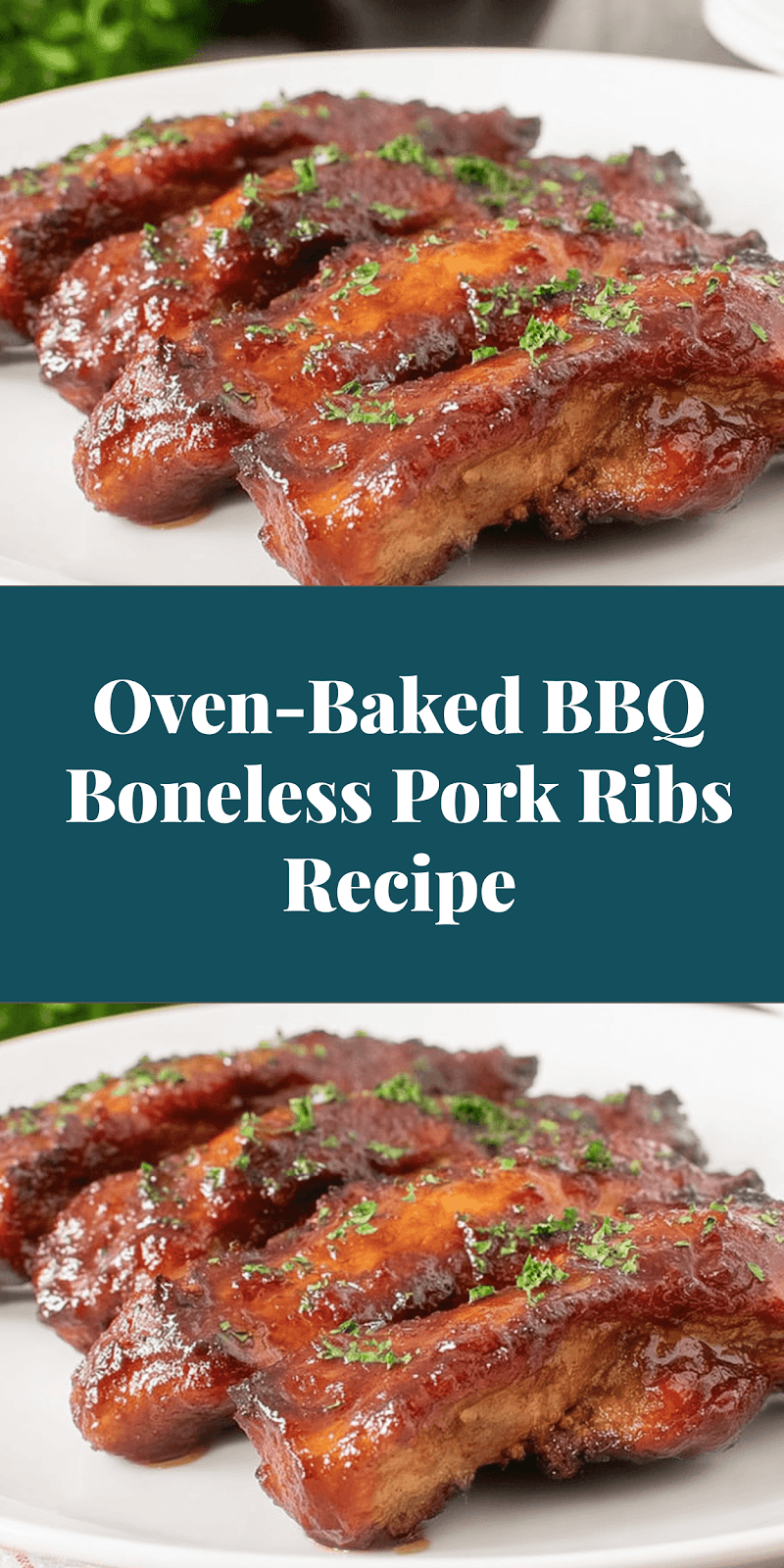 Oven-Baked BBQ Boneless Pork Ribs Recipe