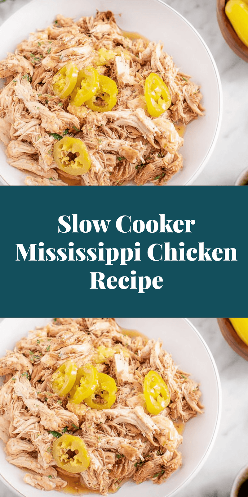 Slow Cooker Mississippi Chicken Recipe