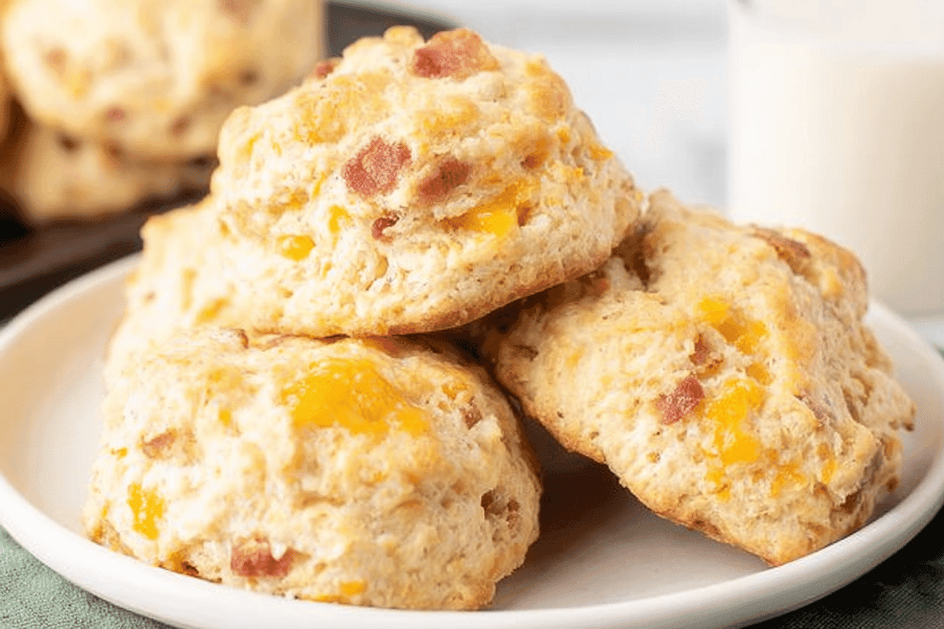 Bacon Cheddar Biscuits Recipe Delight