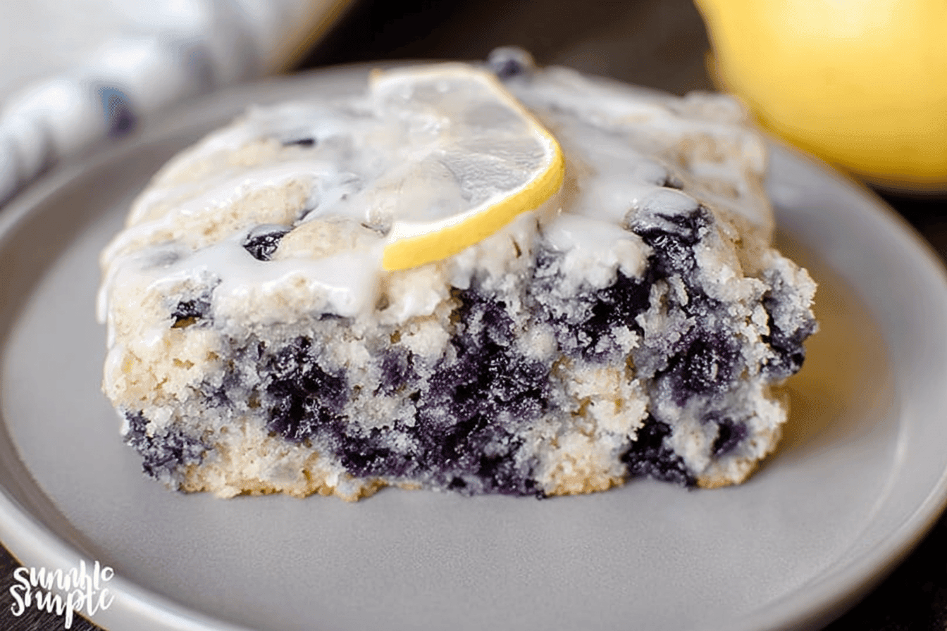 Blueberry Lemon Breakfast Cake Recipe