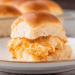 Buffalo Chicken Sliders on Hawaiian Rolls