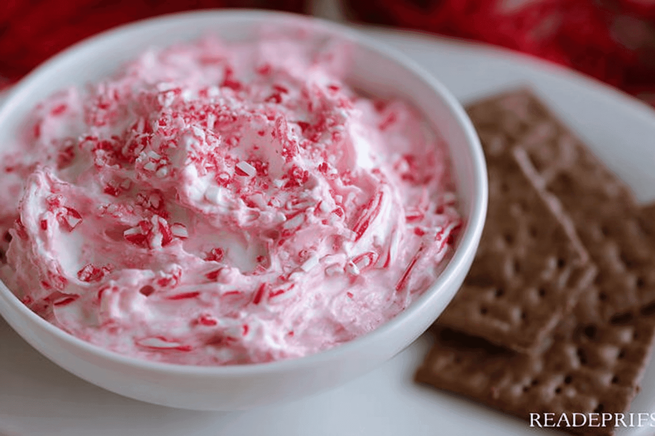 Candy Cane Christmas Dip Recipe Delight