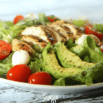 Chicken Avocado Caprese Salad Recipe