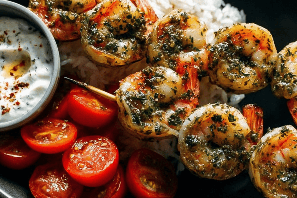 Chimichurri Shrimp with Tomatoes Recipe